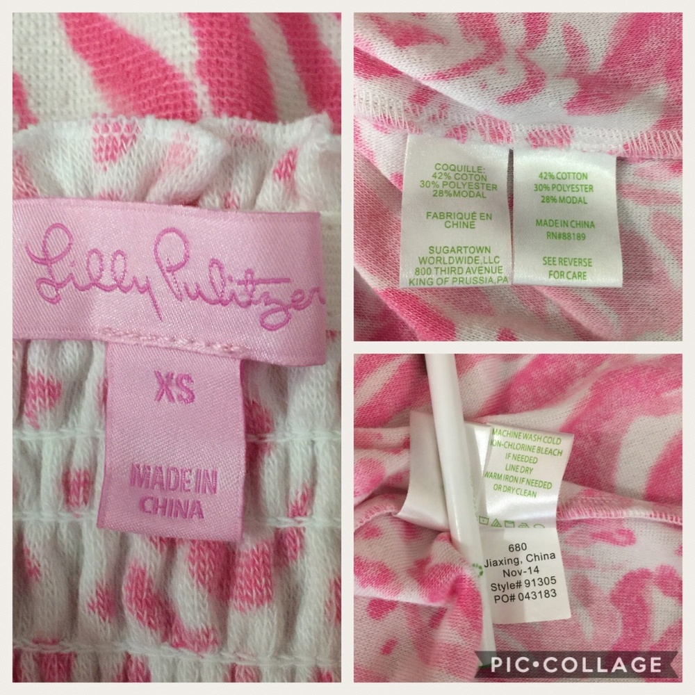 Lilly Pulitzer XS Brigitte Strapless Smocked Dress - Picture 8 of 8
